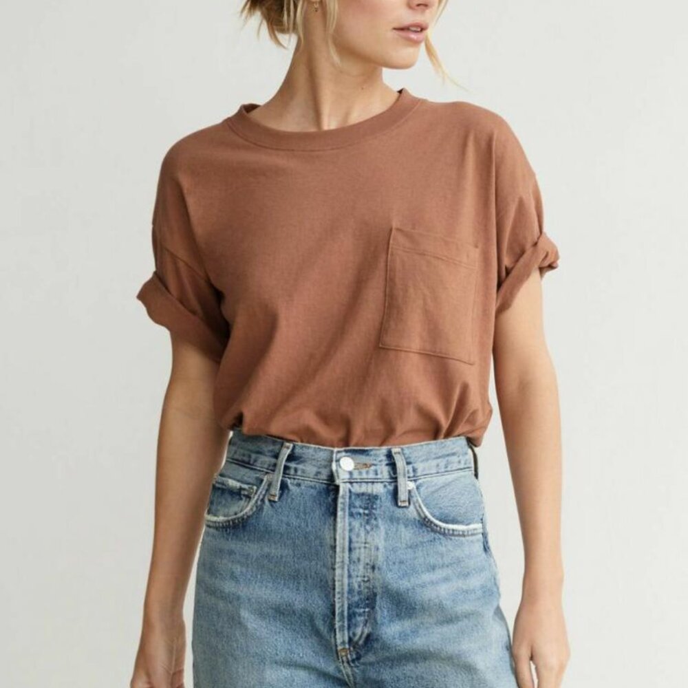 IN SEARCH OF: Jenni Kayne Vintage Pocket Tee CLAY size xs or S